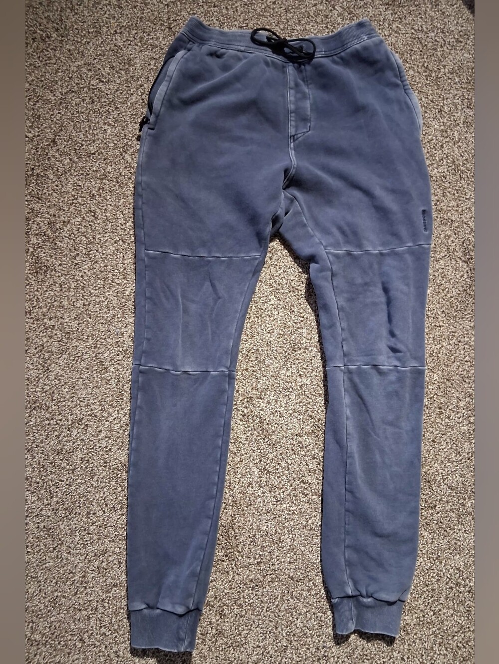 Zanerobe Slate Blue Ribbed Waist Joggers
